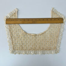Load image into Gallery viewer, Antique Tatted Lace Yoke + Matching Accessory Piece
