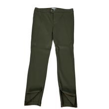 Load image into Gallery viewer, Vince Olive Ponte Pant with Ankle Zippers Tapered Leg Size 10
