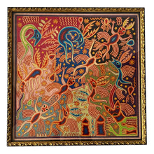Load image into Gallery viewer, José Benítez Sánchez Original Yarn Painting Signed  25 x 25&quot; (1938-2009)

