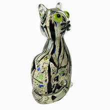 Load image into Gallery viewer, Vintage Glass Cat Paperweight
