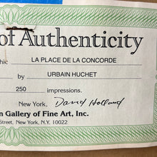 Load image into Gallery viewer, Framed Urbain Huchet Fine Art Lithograph Hand Signed and numbered 100/250

