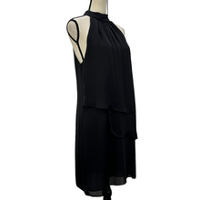 Load image into Gallery viewer, Laundry by Shelli Segal Black Chiffon Halter Dress Size 10
