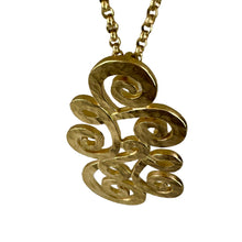 Load image into Gallery viewer, Vintage Ben Amun Pendant Necklace 24K Electroplated Gold 30&quot;
