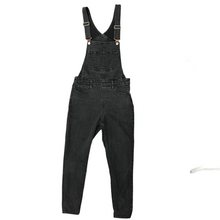 Load image into Gallery viewer, Women&#39;s Levi&#39;s Overalls -  Size 29. Color: Dark Gray. 68% cotton, 23% polyester, 8% viscose, 1% elastane.
