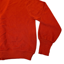 Load image into Gallery viewer, Vintage Cardigan Sweater Orange Kurt Cobain Grunge Size Large
