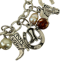 Load image into Gallery viewer, Western Cowgirl Charm Bracelet
