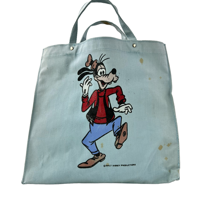 Vintage Walt Disney Goofy Double Handle Tote Bag