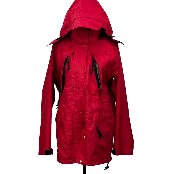 Vintage REI Gore-Tex Hiking Waterproof Hood Parka Rain Jacket Size 6