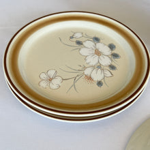Load image into Gallery viewer, Water Colors Hearthside Dawn Stoneware Floral Luncheon Plates 8&quot; Set of 4
