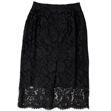 Load image into Gallery viewer, Bill Burns Black Lace Pencil Women Skirt Size 8 Waist 28&quot;
