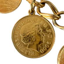 Load image into Gallery viewer, Ben Amun Gold Queen Elizabeth Coin Bracelet
