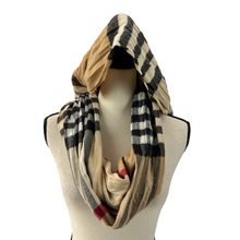 Load image into Gallery viewer, Dillard&#39;s Plaid Infinity Scarf Made in Germany
