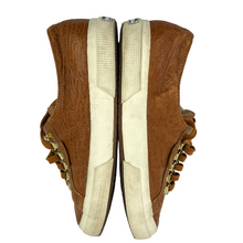 Load image into Gallery viewer, Superga Caravaggio Brown Leather Sneakers Men Size 7 Women Size 8.5
