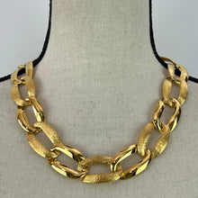 Load image into Gallery viewer, Napier Gold Link Necklace. 20&quot; Length x 14/16&quot; width. Excellent condition. Unfaded shiny gold tone. Made in the USA.

