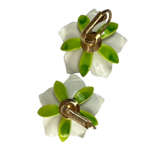 Load image into Gallery viewer, Vintage Sarah Coventry Enamel Flower Clip on Earrings
