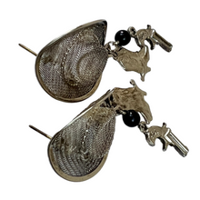 Load image into Gallery viewer, Vintage Cowgirl Dangle Earrings
