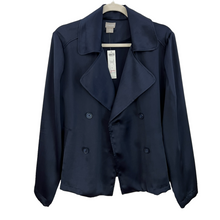 Load image into Gallery viewer, Silky Washer Jacket Navy Blue Size 1 8/10
