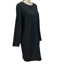 Load image into Gallery viewer, Vintage Jones New York Sweater Shift Dress Gray Size 12 Made in the USA

