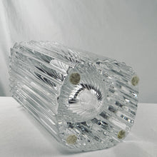 Load image into Gallery viewer, Signed Orrefors Sweden 8.5&quot; Heavy Crystal Cut Glass Vase 4969-22
