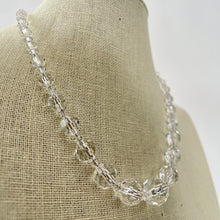 Load image into Gallery viewer, Vintage Crystal Quartz Graduated Bead Necklace

