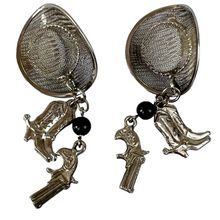 Load image into Gallery viewer, Vintage Cowgirl Dangle Earrings
