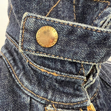 Load image into Gallery viewer, Lauren Denim Jacket with Horse Bit Button Closure Size XS
