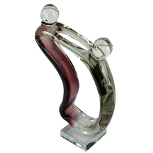 Load image into Gallery viewer, Vintage Studio Art Glass Sculpture of Two Lovers

