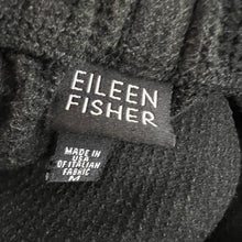 Load image into Gallery viewer, Eileen Fisher Dark Gray Waffle Knit Wool Blend Pants with Pockets Size Medium
