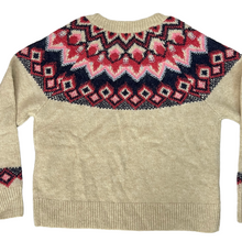 Load image into Gallery viewer, Old Navy Crew Neck Fair Isle Knit Sweater Size Medium
