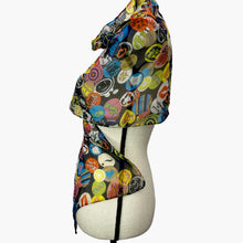 Load image into Gallery viewer, Moschino Peace and Love Silk Scarf
