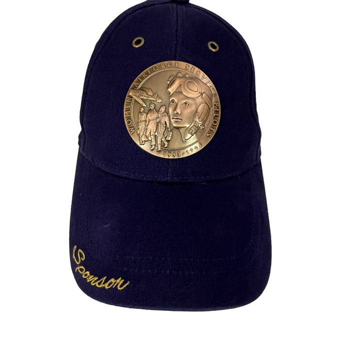 National Wasp WWII Musem Navy Blue Air-force Strapback Hat