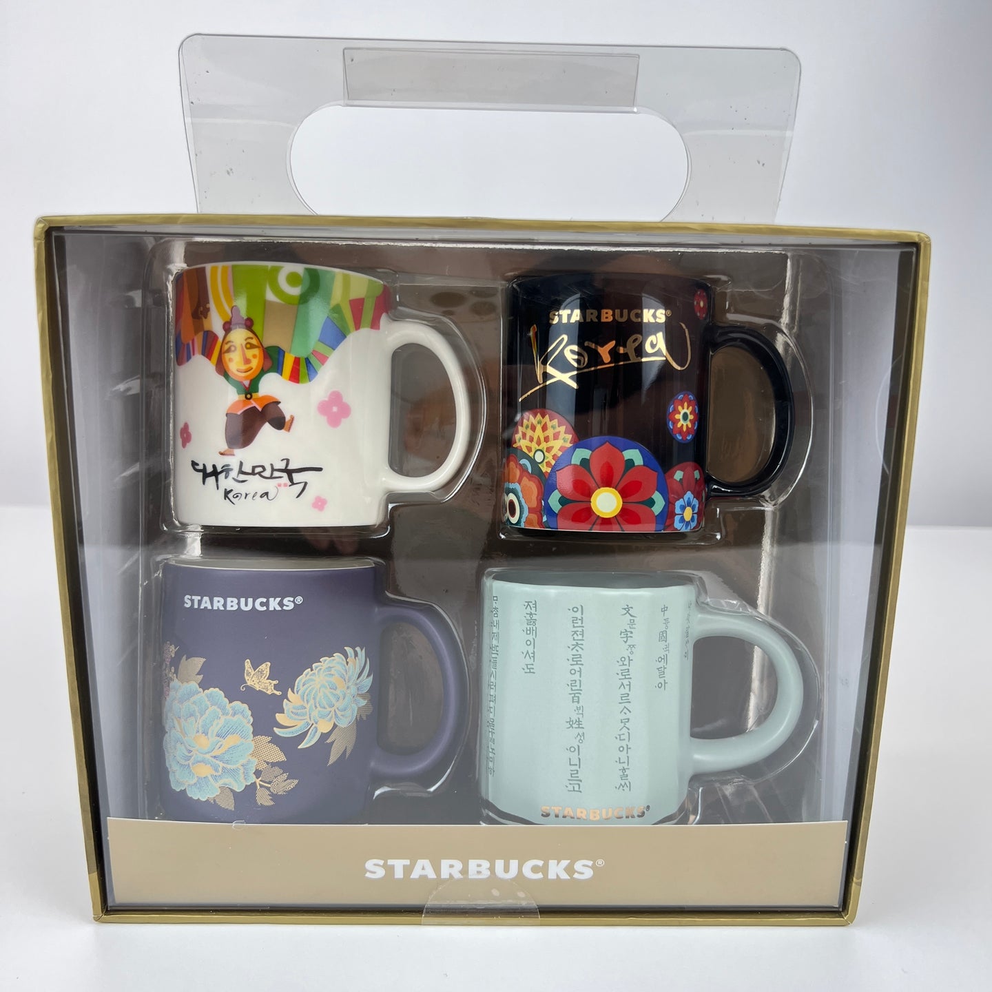 Starbucks Korea Demi Mug Espresso Set of 4  2017 Limited Edition