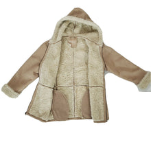 Load image into Gallery viewer, Faux Shearling Jacket, Beige Size Medium by New York
